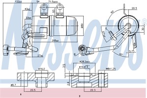 Torkfilter, VOLVO C30, C70 Cabriolet II, S40 II, V50, 1281837, 30661742, 30738666, 30780714, 31332649, 4N5H19E647BD