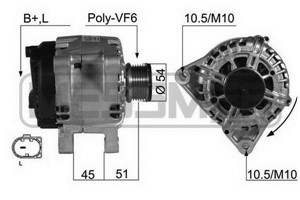 Generator, FORD FIESTA VI, FIESTA Van VI, MAZDA 2, 1506299, 31266148 AA, 31266148, 8V21 10300 AB, Y405-18300, Y405-18300-Z01