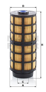 Bränslefilter, IVECO, 500054702, 500086009, 5801354114, MK 667920