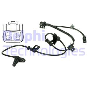 ABS-givare, Sensor, hjulvarvtal, Framaxel, Vänster, KIA SPORTAGE III, 956703W300