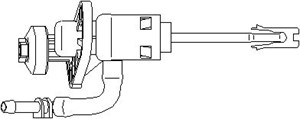 Huvudcylinder, koppling, AUDI A6 C5, A6 C5 Avant, SKODA SUPERB I, VW PASSAT B5.5, PASSAT B5.5 Variant, 8E1 721 401AF, 8E1 721 401AL, 8E1