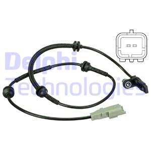 ABS-givare, Sensor, hjulvarvtal, Framaxel, PEUGEOT 607, 4545.H3