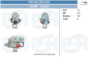 Startmotor, LEXUS LS, 2810050020, 2810050030