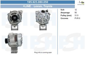 Generator, LEXUS LX, TOYOTA LAND CRUISER 100, 2706050250