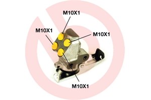 Bromskraftsregulator, SEAT,VW, 191612151, 191612151A, 191612151C, 357612151, 357612151A
