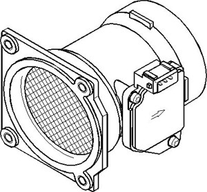 Luftmassemätare, AUDI A4 B5, A4 B5 Avant, A6 C5, A6 C5 Avant, A8 D2, VW PASSAT B5, PASSAT B5 Variant, 078 133 471C, 078 133 471CV, 078 1