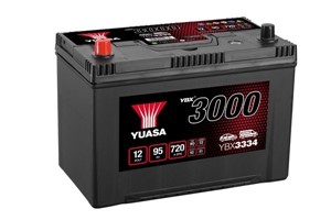 Yuasa Batteri 12V 95Ah 720A, passar många modeller, 1108517, 1201304, 2880046012, 2880054040, 288005803183, 28800-YZZAZ, 28800-YZZJF, 2