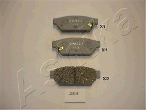 Bromsbeläggsats, Bakaxel, MITSUBISHI,PROTON, MB928314, MN116770, MR205377, MR389565, MR389569