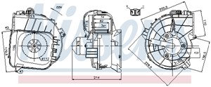 Kupéfläkt, CHEVROLET,OPEL, 1845202, 90535114