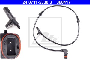 ABS-givare, Sensor, hjulvarvtal, Framaxel, MERCEDES-BENZ C-KLASS [W204], C-KLASS Coupé [C204], C-KLASS T-Model [S204], GLK-KLASS [X204],