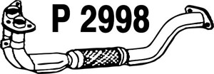 Avgasrör, Fram, HYUNDAI ACCENT I, ACCENT Sedan, 28600-22200