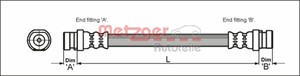 Bromsslang, framaxel höger, framaxel vänster, Höger fram, Vänster fram, RENAULT ESPACE IV, LAGUNA II, LAGUNA Grandtour II, VEL SATIS, 77