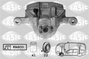 Bromsok, framaxel vänster, HYUNDAI ACCENT III, ACCENT Sedan III, ACCENT Sedan IV, KIA RIO II, RIO III, RIO Sedan II, 581101G100, 581801G