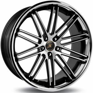 INFINY INDIVIDUAL Concept S1 Matt Black Machined Face Brushed Inox L 10x20 5/120 ET20 B74.1