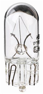 Glödlampa, glassockel (W2,1x9,5D) (W3W), Universal