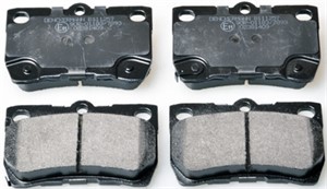 Bromsbeläggsats, Bakaxel, LEXUS GS, IS II, IS C, 04466 22190, 04466 30210, 04466 30240, 04466 53010, 0446622190, 04466-22190, 0446630240