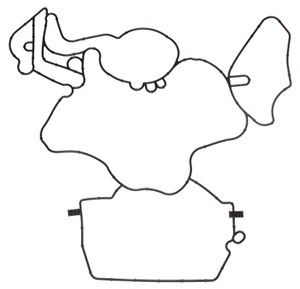Packning, vevhuslock, AUDI,PORSCHE,VW, 059 103 161 T, 958.101.161.02