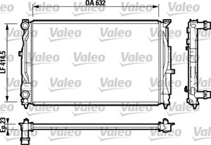 Kylare, motorkylning, AUDI,SKODA,VW, 8D0121251AT, 8D0121251BA, 8D0121251BH, 8D0121251BJ