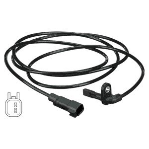 ABS-givare, Sensor, hjulvarvtal, Bakaxel, Bakaxel vänster, Vänster
