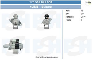Startmotor, SUBARU IMPREZA Halvkombi, IMPREZA Sedan, WRX Sedan, 23300AA650