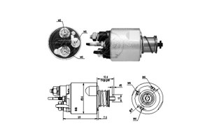 Magnetswitch, startmotor, DACIA,RENAULT
