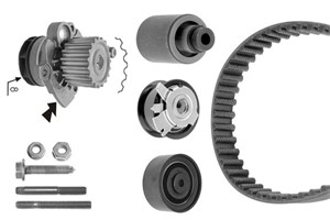 Kamremskit med vattenpump, AUDI,CHRYSLER,JEEP,MITSUBISHI,SEAT,SKODA,VW