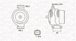 Generator, DACIA,RENAULT, 7700101274, 7700421477, 7700427932, 7700429310, 7700434899, 7700434900, 7701473636, 7701476809, 7701476810, 77