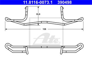 Fjäder, bromsadel, Bakaxel, Framaxel, CITROËN,FIAT,FORD,JAGUAR,LANCIA,PEUGEOT,SAAB,VOLVO, 1661473, 3344689, 3546381, 4427 70, 8969123, 9