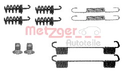 Tillbehörssats, bromsbackar, parkeringsbroms, Bak, MERCEDES-BENZ C-KLASS [W204], C-KLASS T-Model [S204]