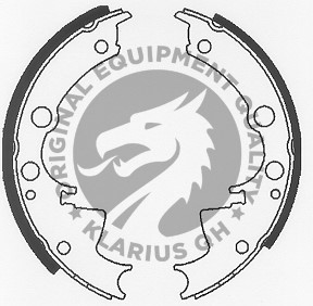 Bromsbackar, sats, Bakaxel, ALFA ROMEO,IVECO,LDV, 93803341