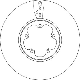 Bromsskiva, Bakaxel, Framaxel, FORD, 1763884, 1842633, BK21-1125-AB, BK21-1125-AC