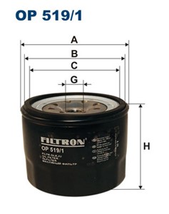 Oljefilter, ISUZU MIDI Buss, MIDI Skåp, 894360419, 8-94360-419-0, 8-94360-419-1, 94360419, 943604191