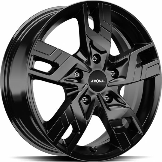 Ronal R64 Jet Black 7/17 5/160 ET53 B65.1