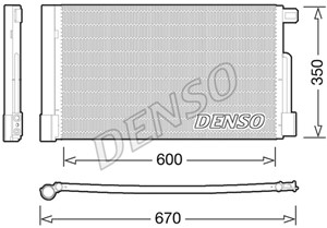 Kondensor, klimatanläggning, ALFA ROMEO,CITROËN,FIAT,OPEL,PEUGEOT,VAUXHALL, 13310103, 13389472, 13400150, 1609867680, 1850119, 1850290,