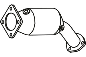 Katalysator, AUDI A4 B7, A4 B7 Avant, A6 C6, A6 C6 Avant, 8E0254200HX