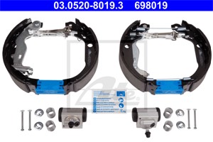 Bromsbackar, sats, Bakaxel, DACIA DUSTER, DUSTER Skåp/SUV, RENAULT DUSTER, 44 0A 036 57R