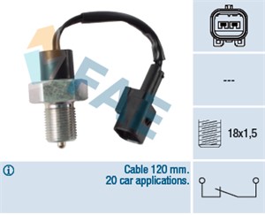 Brytare, backljus, HYUNDAI,KIA, 93170 23000, 93170-23000, MR297242, MR916134