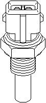 Kylvätsketemperatur-sensor, CITROËN,FIAT,PEUGEOT, 1920 K9, 9613147080
