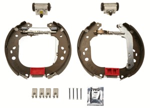 Bromsbackar, sats, Bak, Bakaxel, FORD FOCUS II, FOCUS Sedan II, FOCUS Turnier II