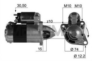 Startmotor, KIA,MAZDA, 0K956-18400, 0K956-18400B, 7700794292, 8671015069, F214-18400-A, F2D4-18400, F2D4-18400-A, F505-18400, FE1H-18400