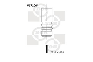 Avgasventil, ALFA ROMEO 145, 146, 147, 156, 156 Sportwagon, 60811154