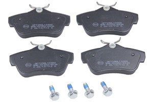 Bromsbeläggsats, Bakaxel, CITROËN,TOYOTA,FIAT,PEUGEOT, 4253.67, 4253.68, 77364513, 9467549087