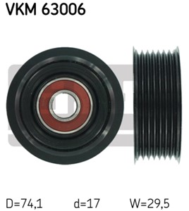 Styrrulle, drivrem, HONDA ACCORD VII, ACCORD VIII, ACCORD Kombi VIII, ACCORD Tourer VII, CIVIC Hatchback VII, CIVIC Hatchback VIII, 3119