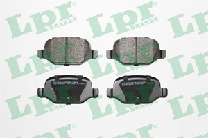 Bromsbeläggsats, Bakaxel, ABARTH 500 / 595 / 695, 500C / 595C / 695C, FIAT 500, 500 C, LANCIA MUSA, YPSILON, 1618111480, 71752988, 71772