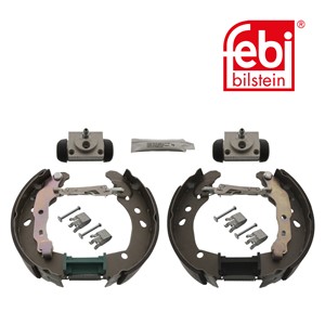 Bromsbackar, sats, Bakaxel, RENAULT CLIO III, CLIO Skåp/halvkombi III, MODUS / GRAND MODUS, 77 01 208 358, 82 01 046 953 SK, 82 01 046 9