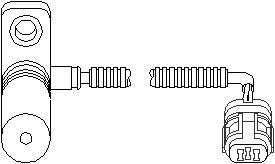Sensor, hastighet, SEAT,SKODA,VW, 001 927 321