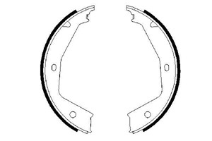 Bromsbackar, sats, CITROËN EVASION Minibus, minivan, FIAT ULYSSE, PEUGEOT 806, 4241 G7, 77362450, 9566926980, K9566926980