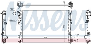 Kylare, motorkylning, CITROËN,FIAT,LANCIA,PEUGEOT, 1301.P2, 1301.P3, 1301.W1, 1301.W2, 1301.W4, 1301.W5, 1301.W7, 1301.Y4, 1301.Y6, 1301