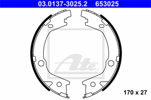 Bromsbackar, sats, Bakaxel, HYUNDAI MATRIX, SONATA V, KIA MAGENTIS, 58305-3KA00, 58350-17A00, 58350-2GA00