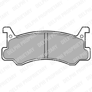 Bromsbeläggsats, Bakaxel, DAIHATSU,MAZDA, 04492-87705, 04492-87706, 04492-87706-000, 04492-87707, 04492-87707-000, 04492-87708, 04492877
